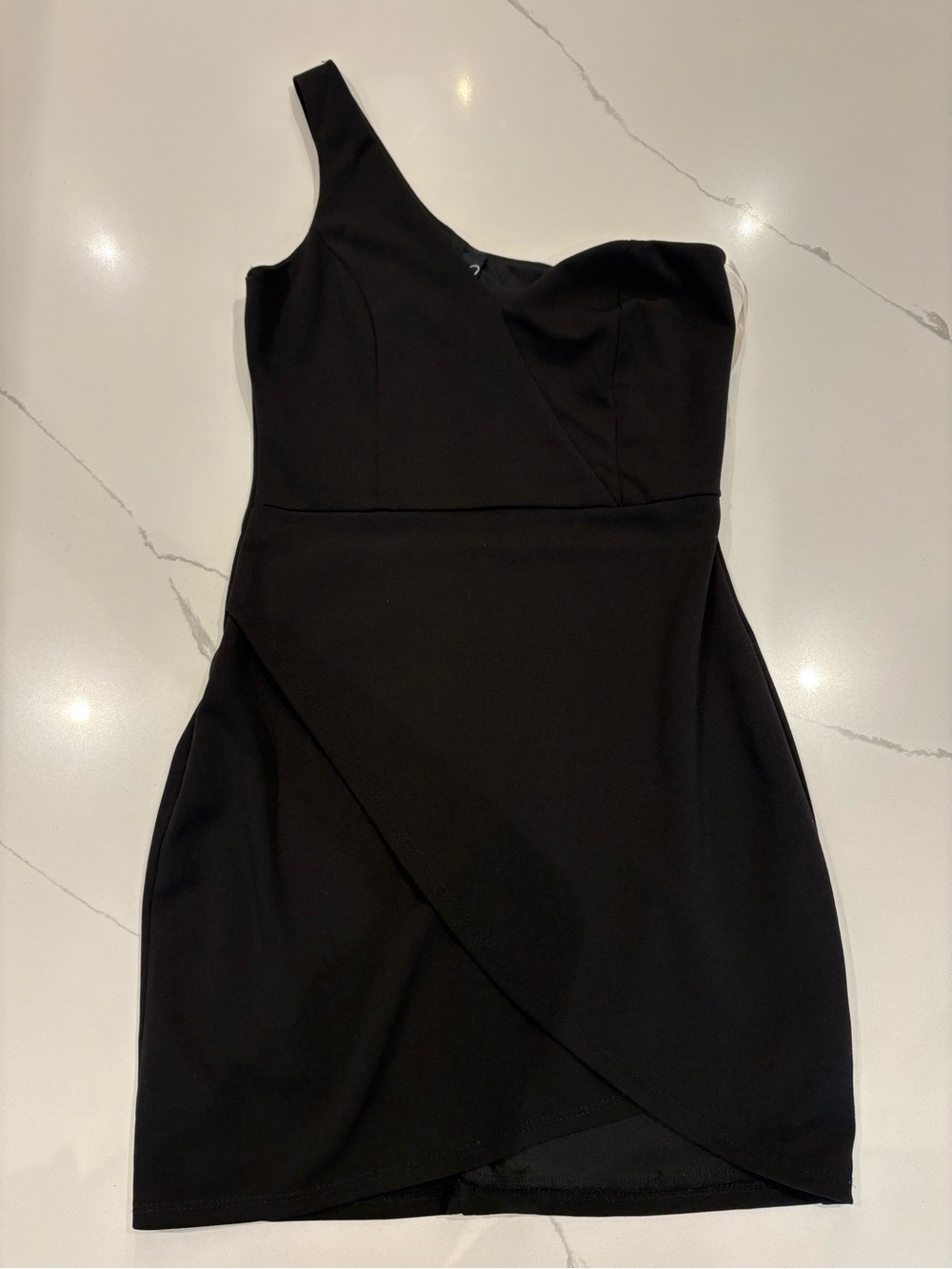 Windsor Black One-Shoulder Dress